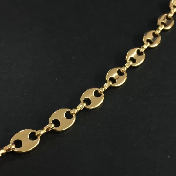 GIVENCHY Gold Tone Link Necklace - Picture 6 of 8